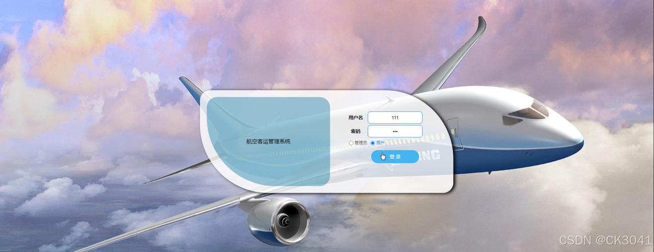 jsp航空客运管理系统31qu9